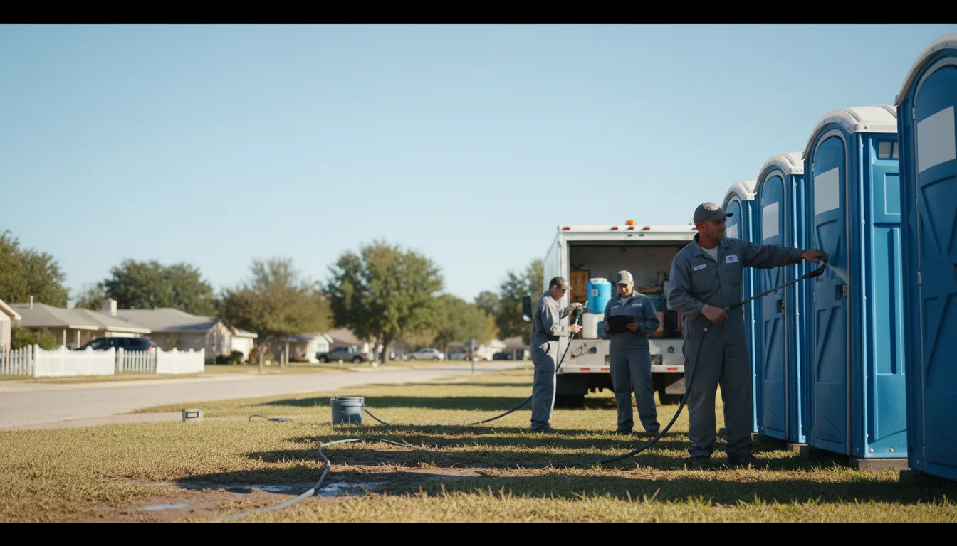 Long-Term Portable Toilet Rental in Hatchechubbee, AL near me